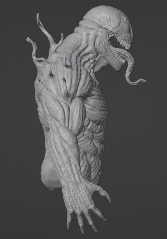 3D print Toxin Figure Stand 3D print model_3