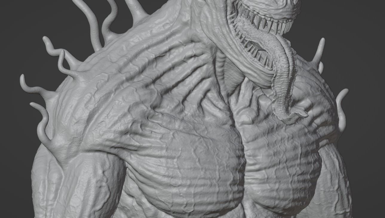 3D print Toxin Figure Stand 3D print model_7