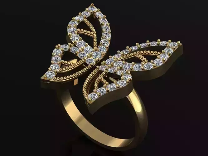 Butterfly Ring Jewelry Code-JST060