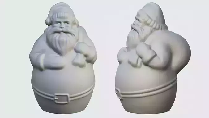 Santa Claus 3D Lamp
