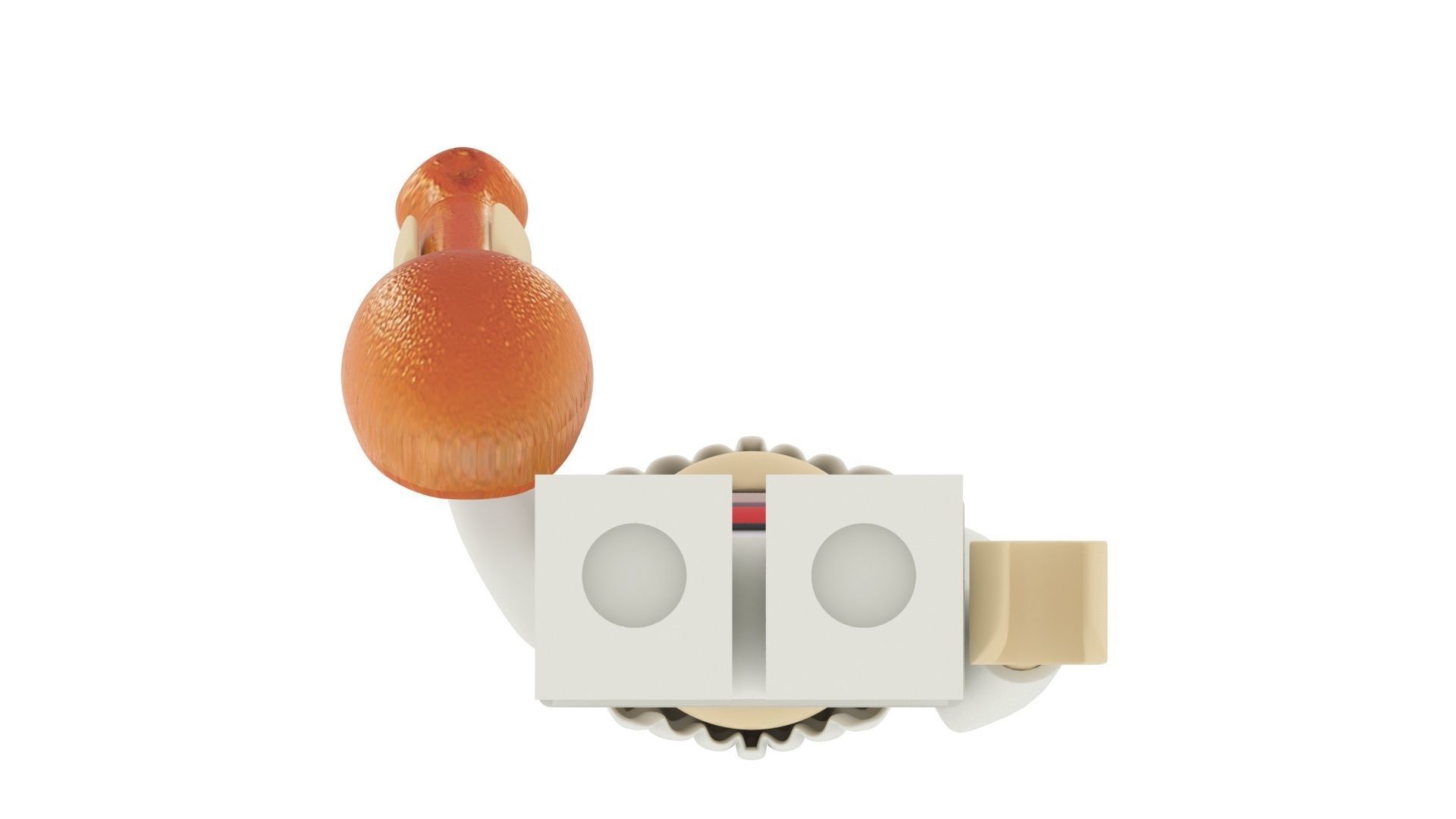 Lego Colonel Sanders 3D model_8