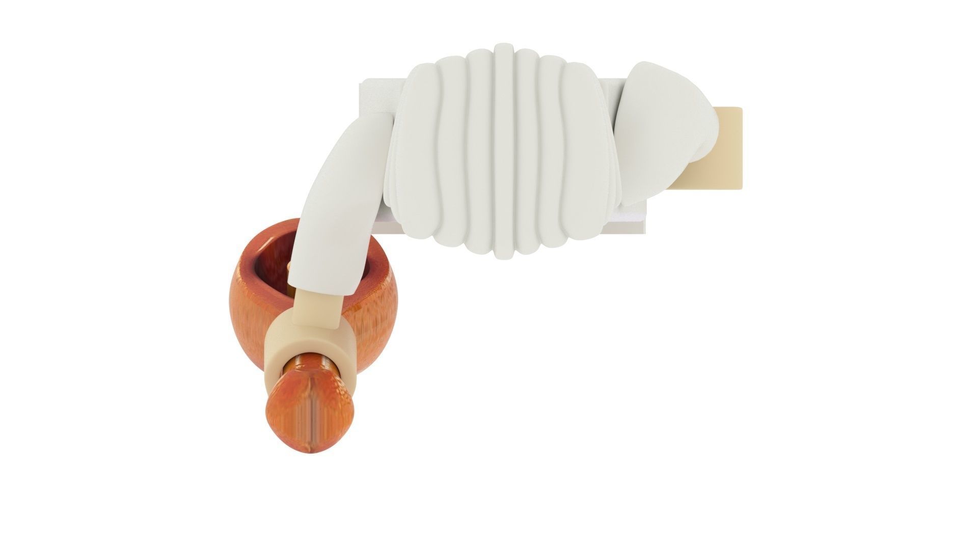 Lego Colonel Sanders 3D model_5