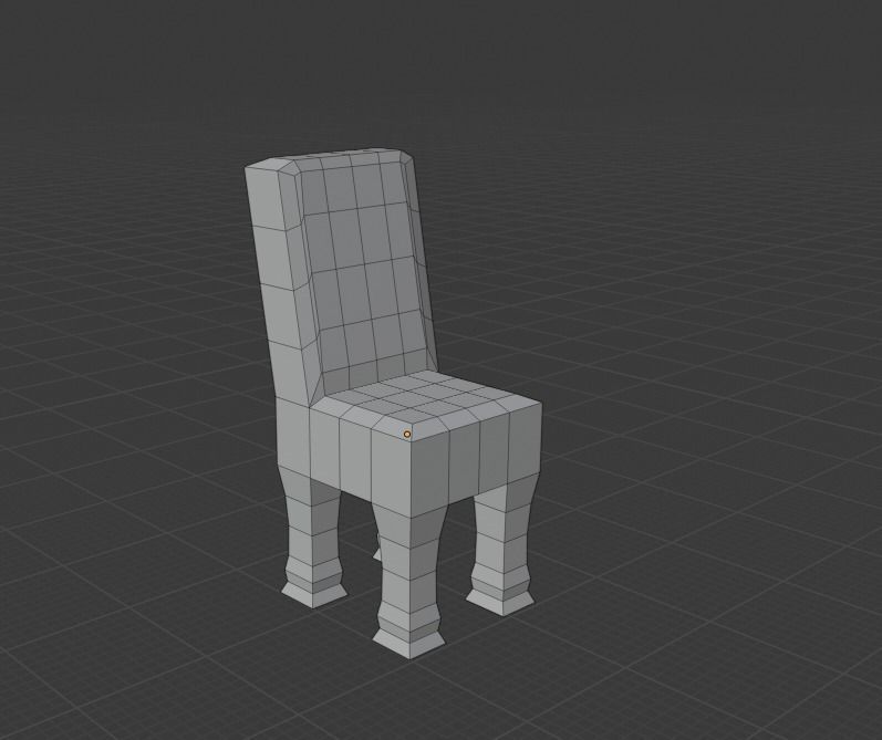 Chair 3D print model_1