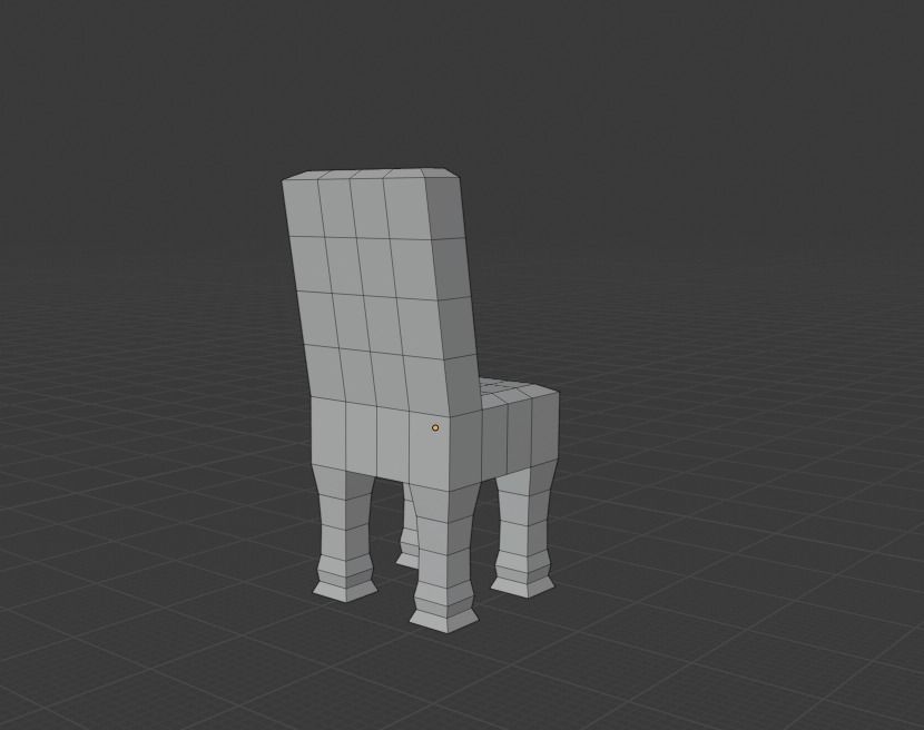 Chair 3D print model_2