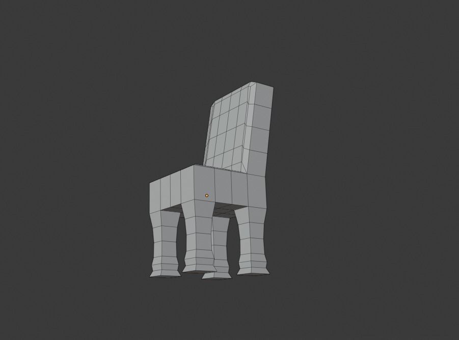 Chair 3D print model_3