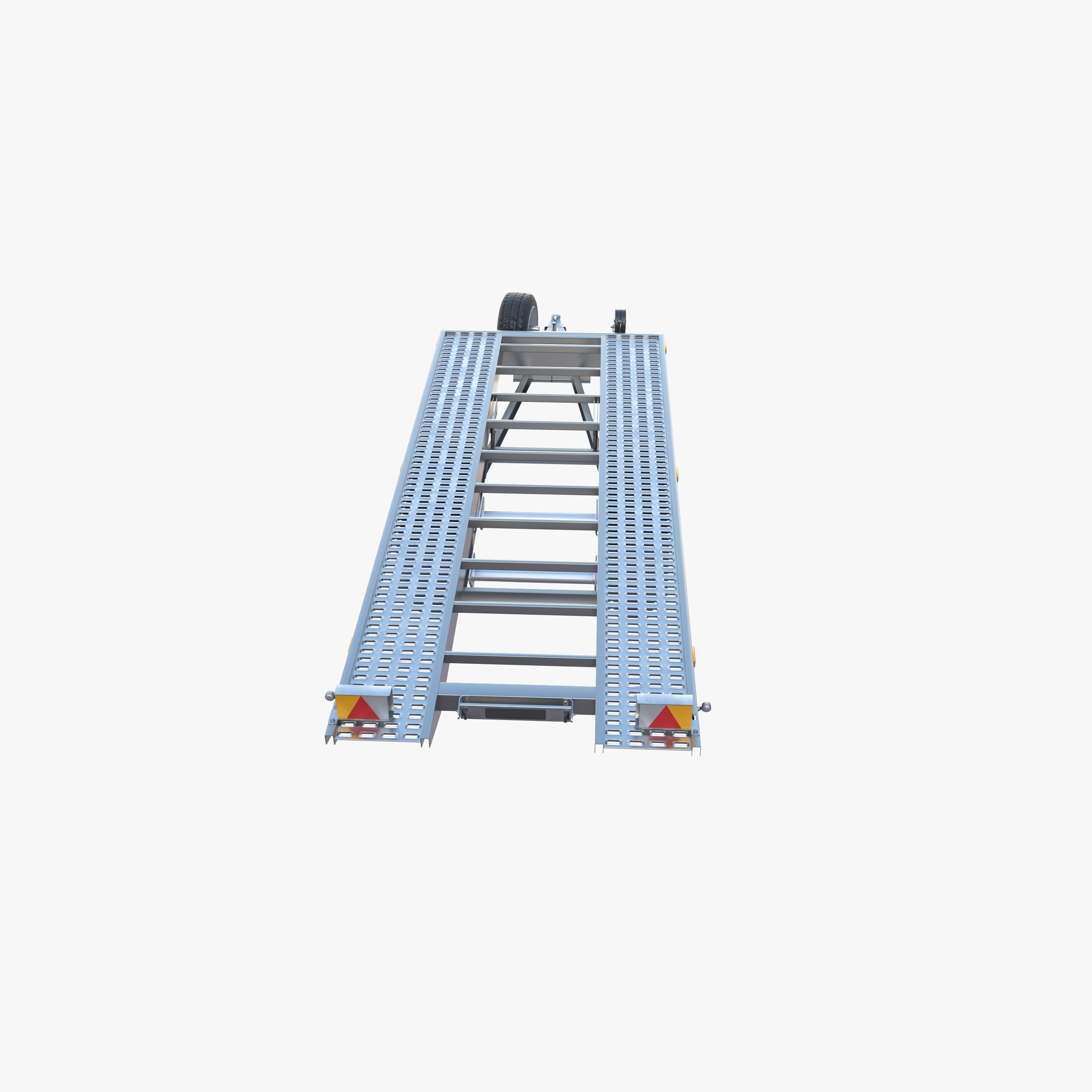 Car trailer v1 Low-poly 3D model_15