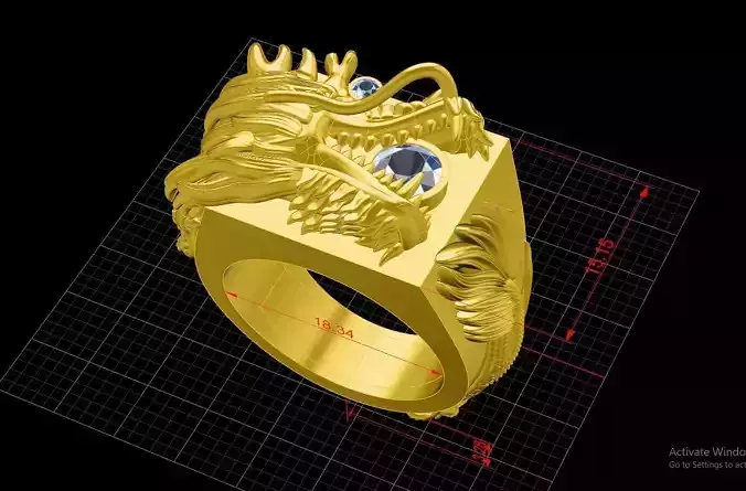 Dragon Ring Jewelry Code-JST044