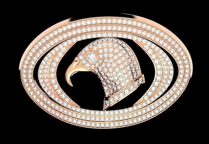 Eagle Belt Buckle Jewelry Code-JST042 3D print model