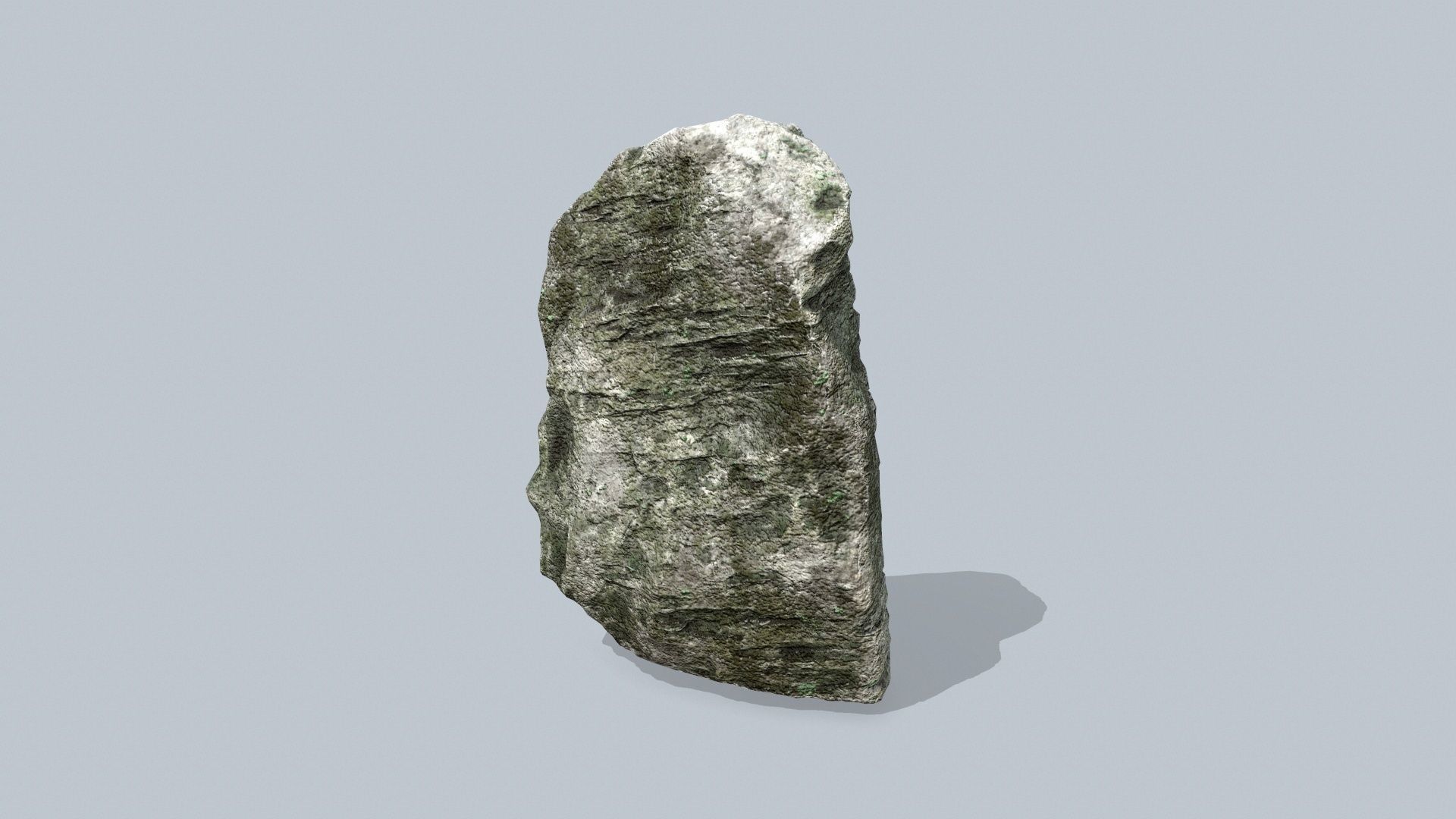 cliff rocks  Low-poly 3D model_2