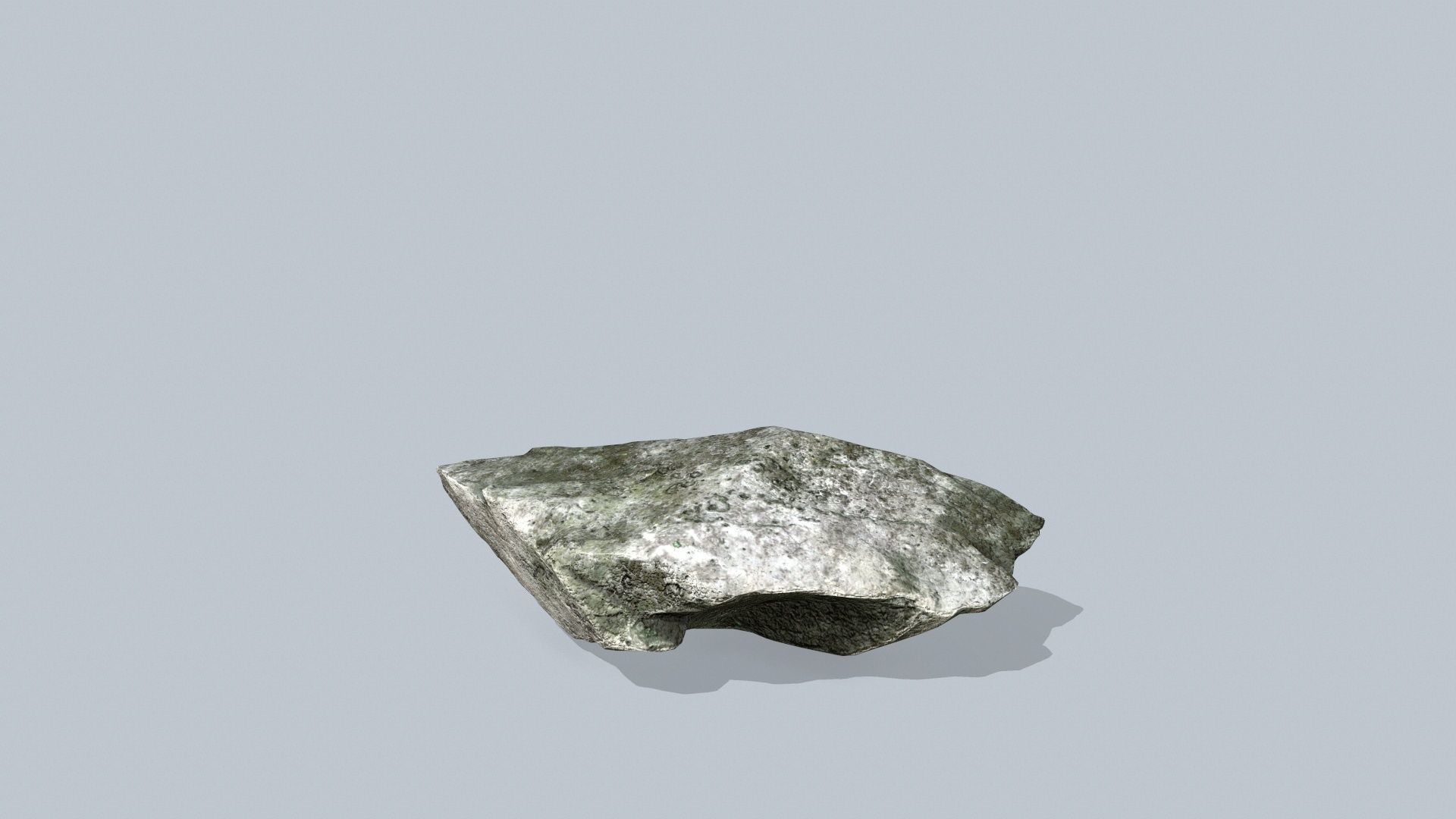 cliff rocks  Low-poly 3D model_3