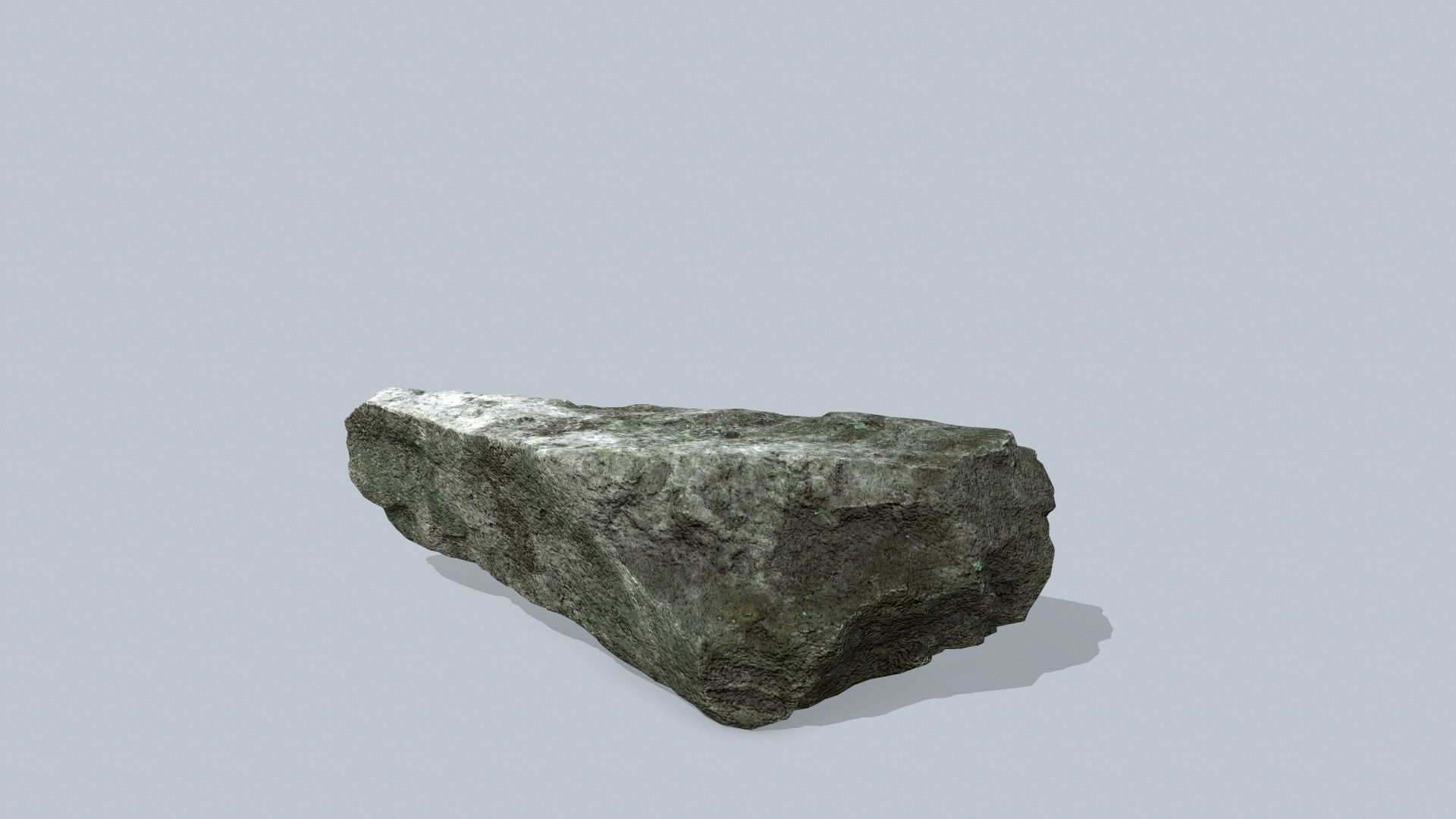 cliff rocks  Low-poly 3D model_5