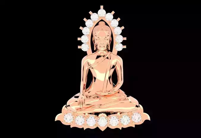 Budda Pendent Jewelry Code-JST039 3D print model