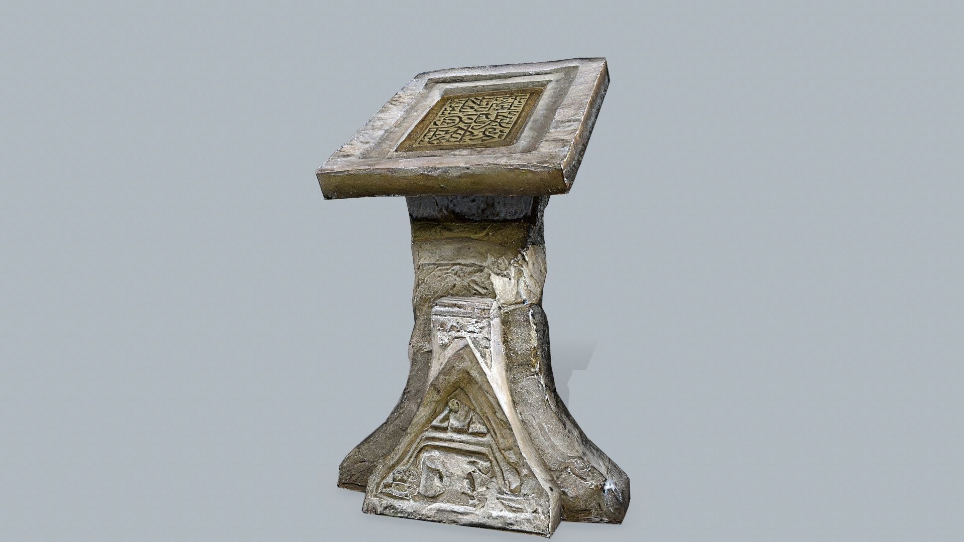 lectern Low-poly 3D model_1