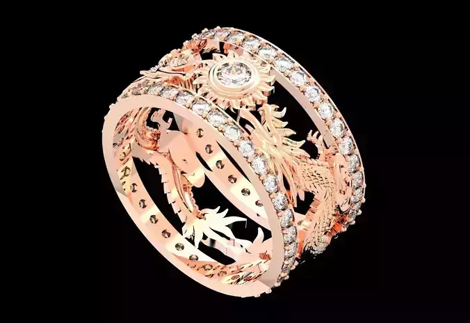 Dragon Ring Jewelry Code-JST036