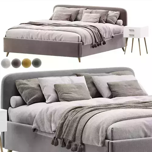 Bed Lightsey 160 Velvet