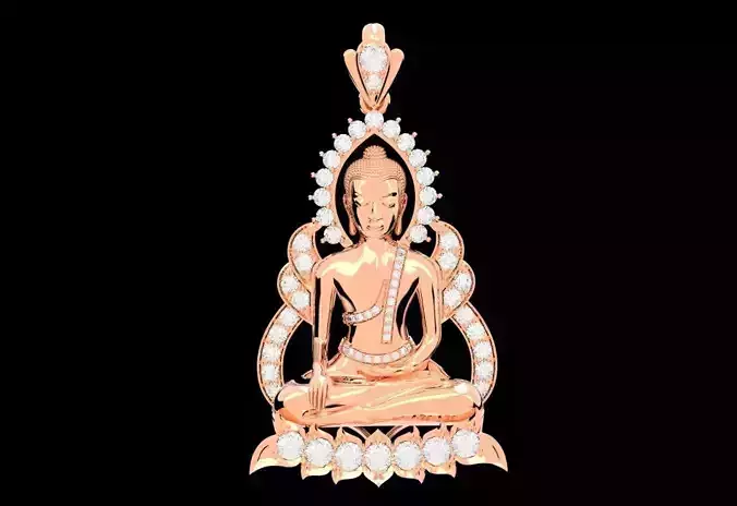 Budda Pendent Jewelry Code-JST035 3D print model