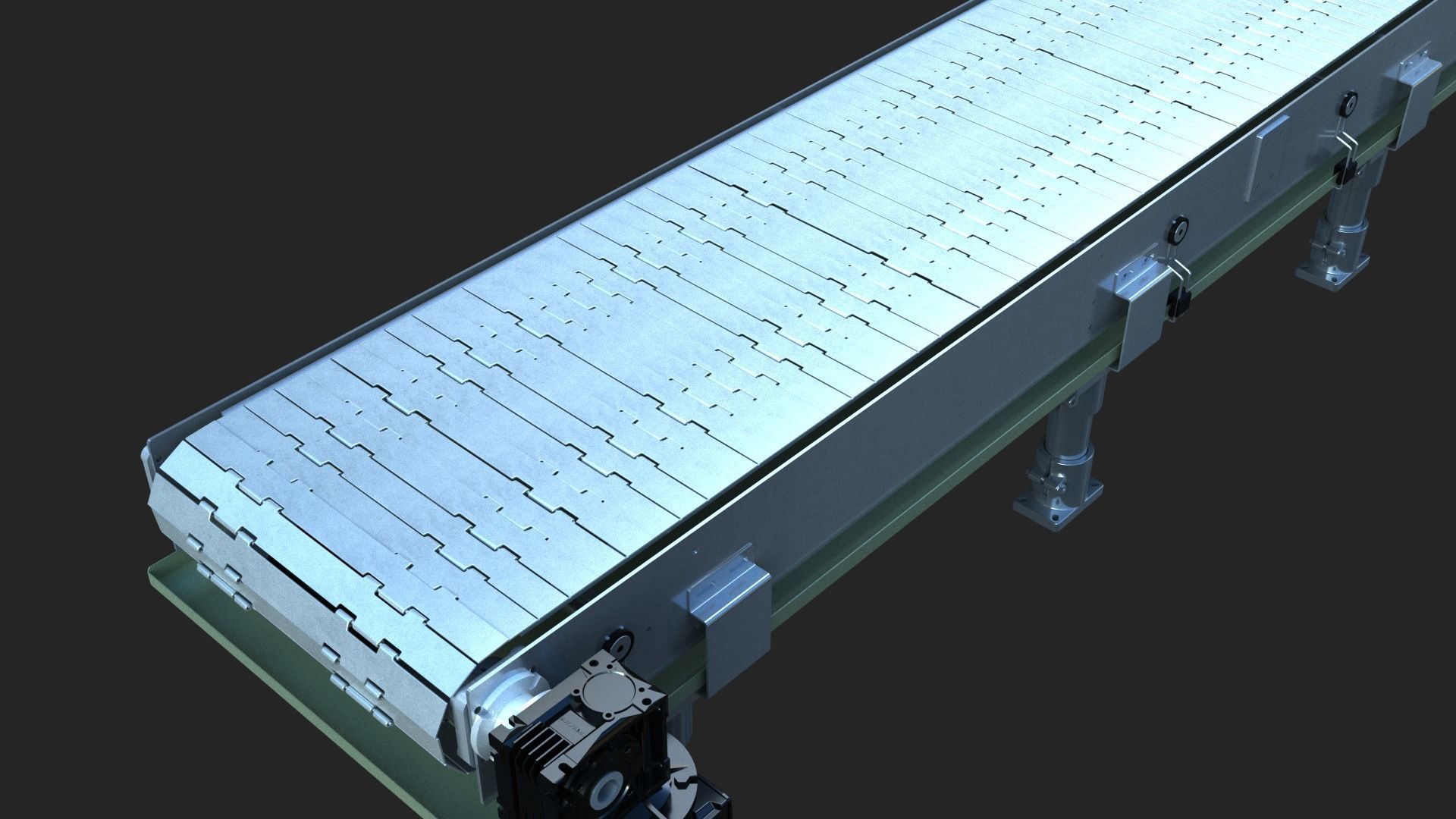 conveyor belt 3D model_3