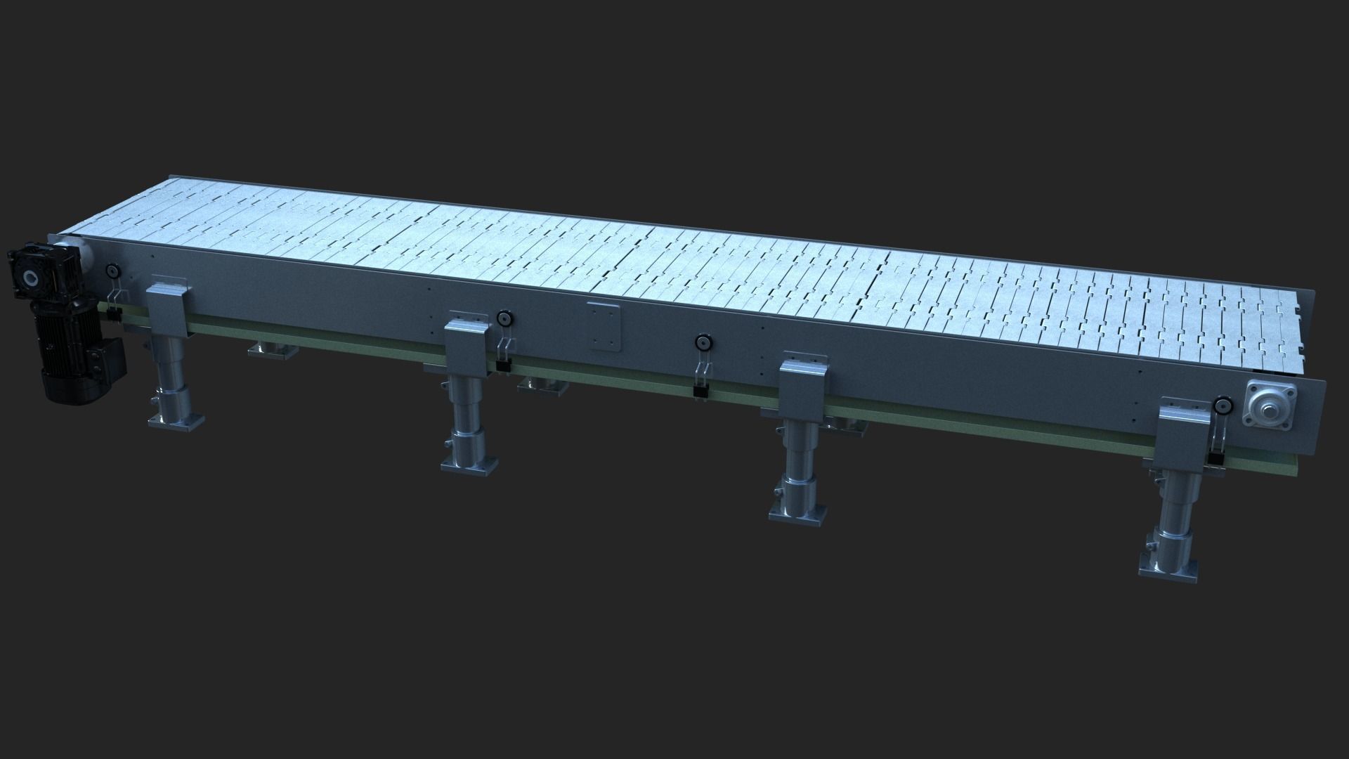 conveyor belt 3D model_1