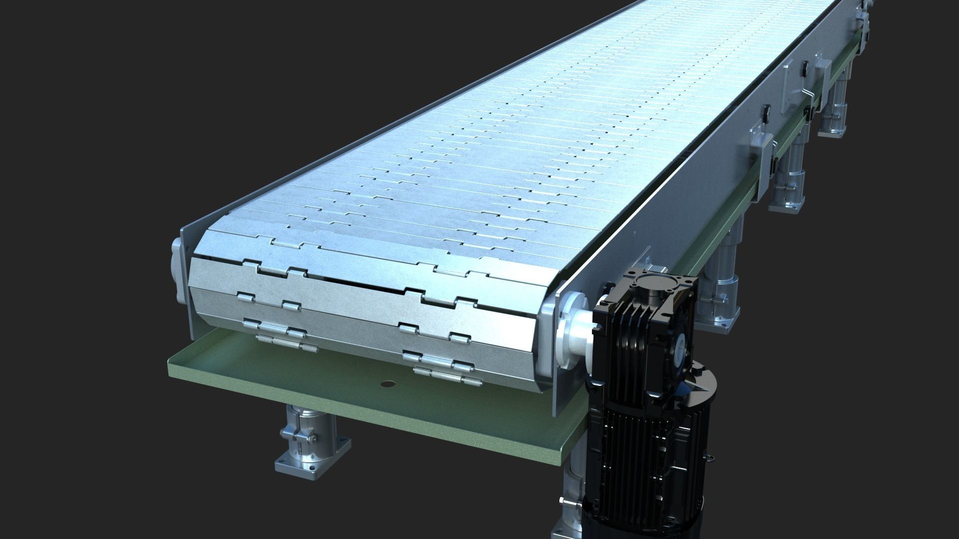 conveyor belt 3D model_4
