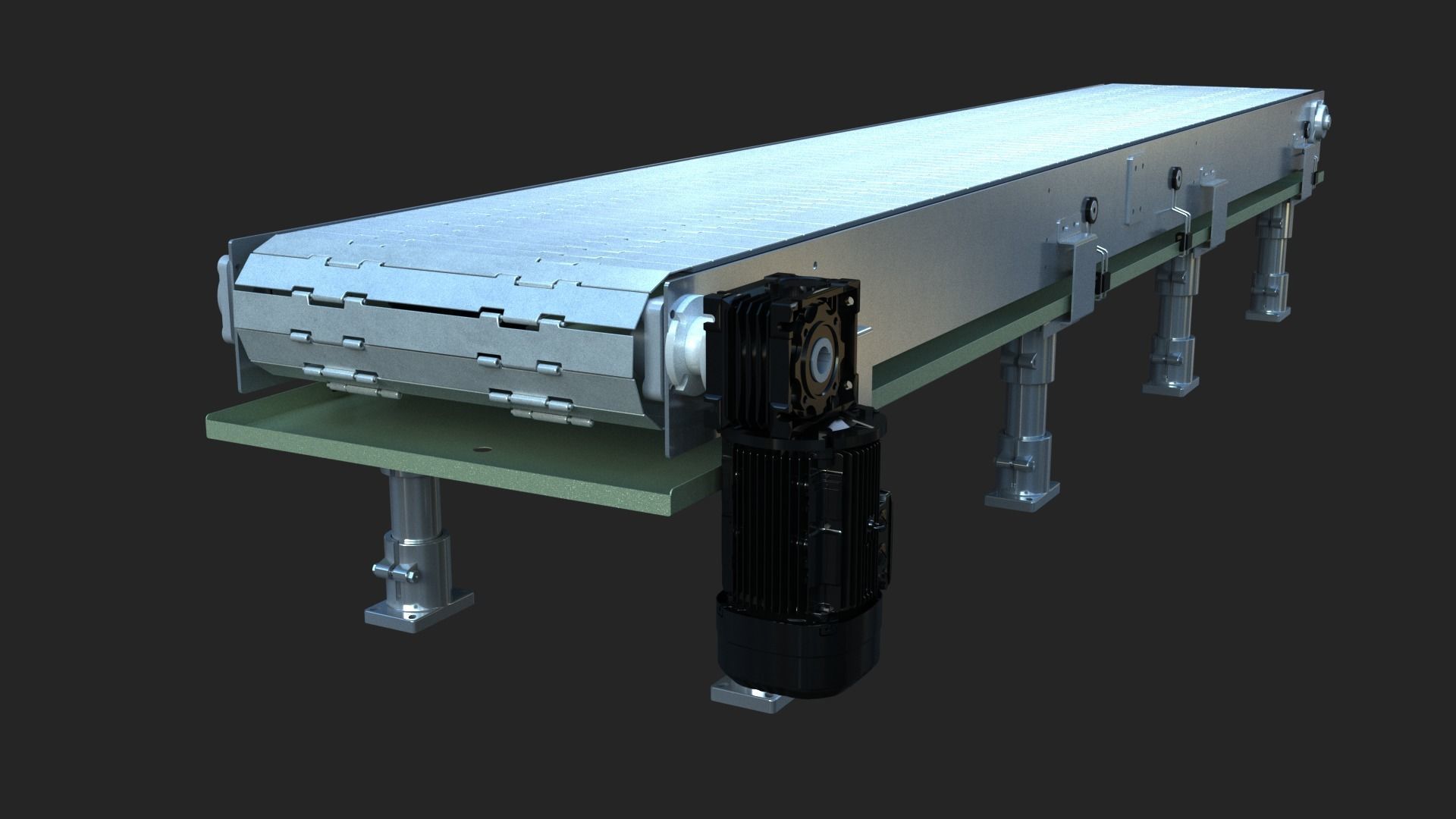 conveyor belt 3D model_6