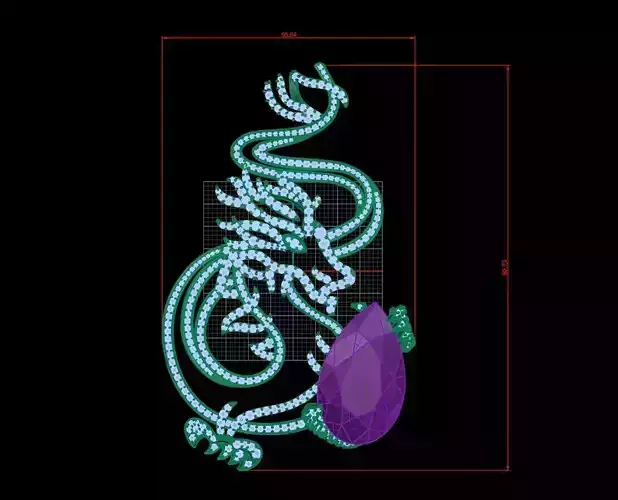 Dragon Pendent Jewelry Code-JST031