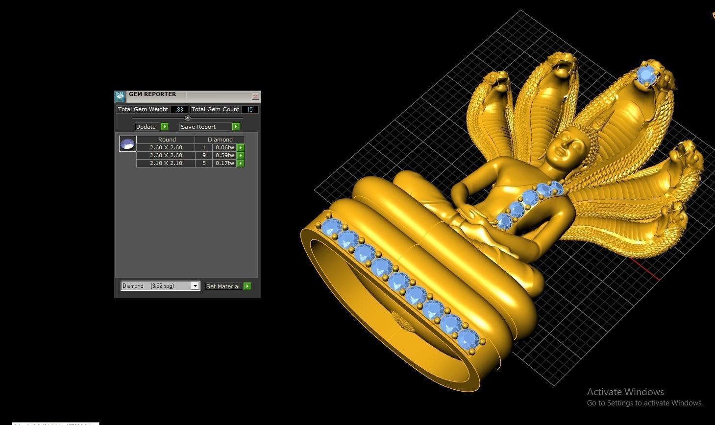 Budda Pendent Jewelry Code-JST026 3D print model_7