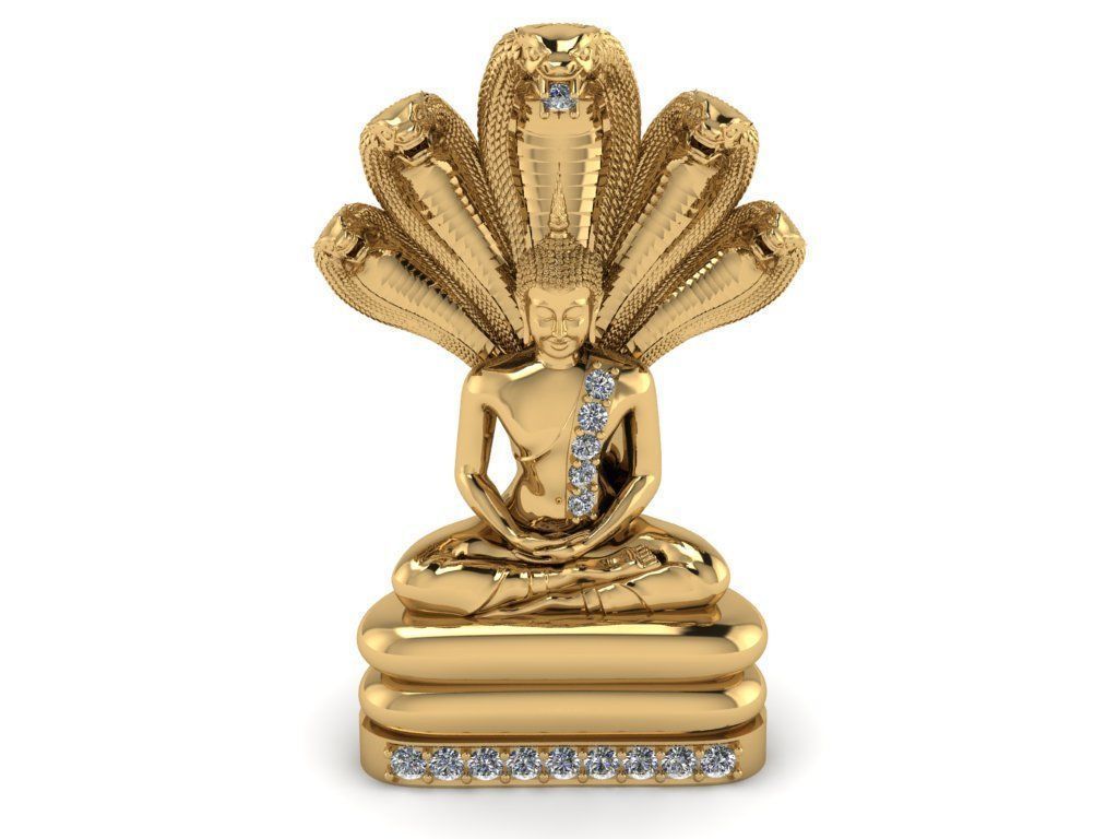 Budda Pendent Jewelry Code-JST026 3D print model_1