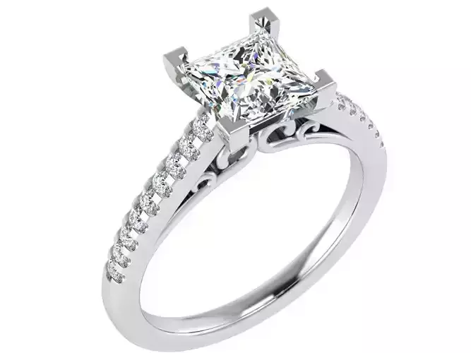 Princess Diamond Ring 3302