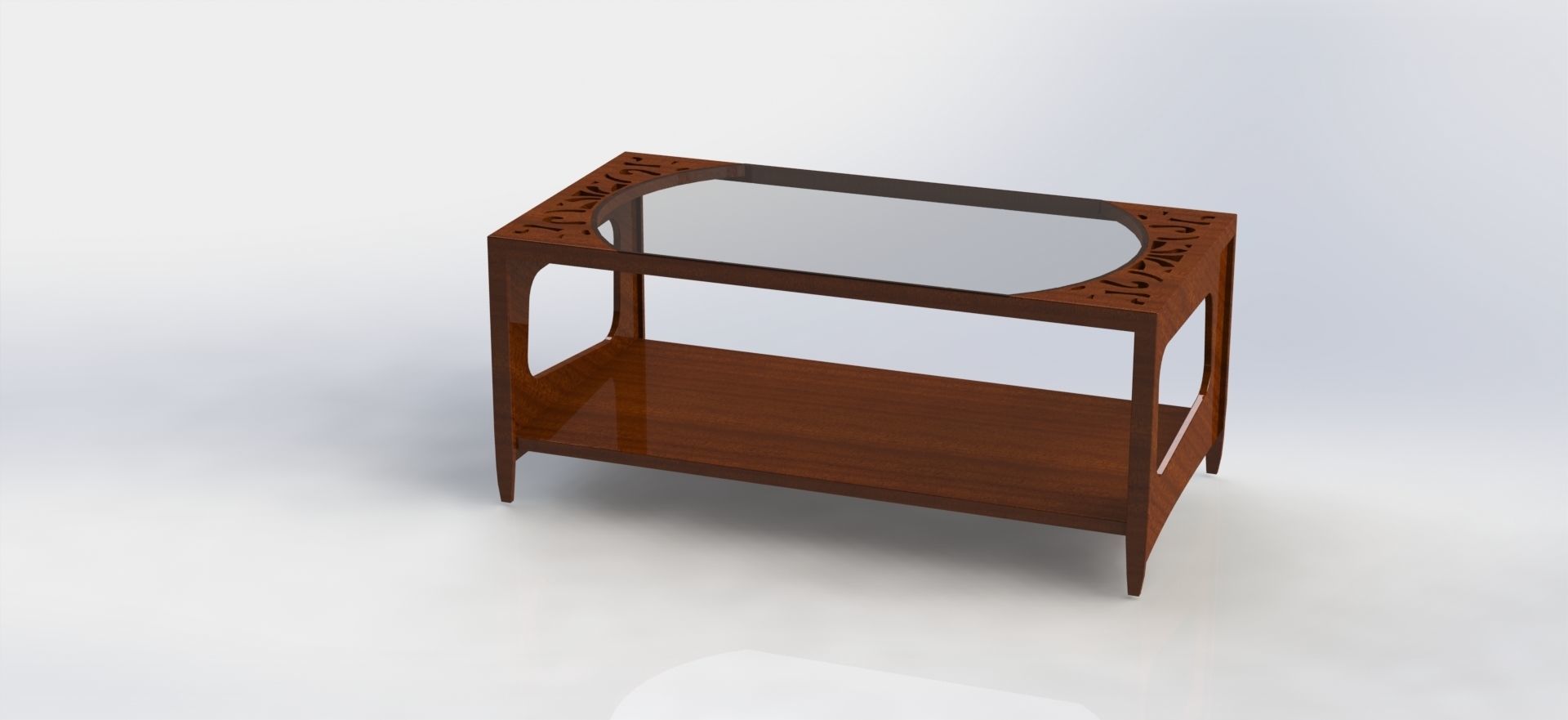 Tea Table 3D model_2