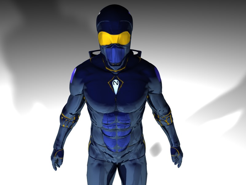 Nano Exo Skeleton Military Armor 3D model_3