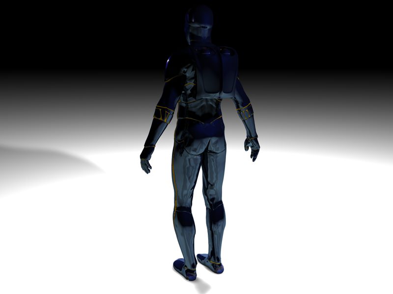 Nano Exo Skeleton Military Armor 3D model_1
