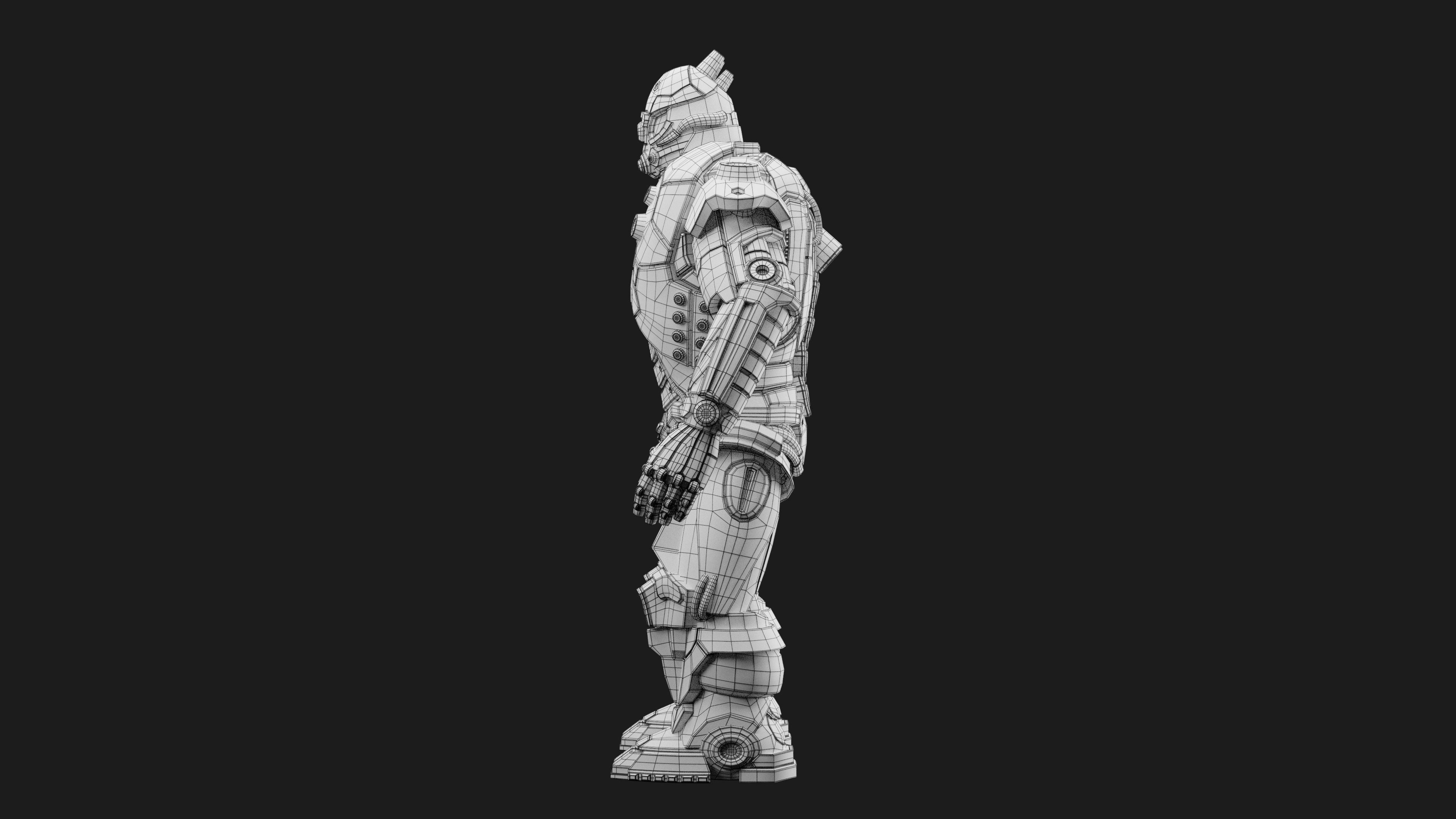 Male Robot 05 - MR05 3D print model_10