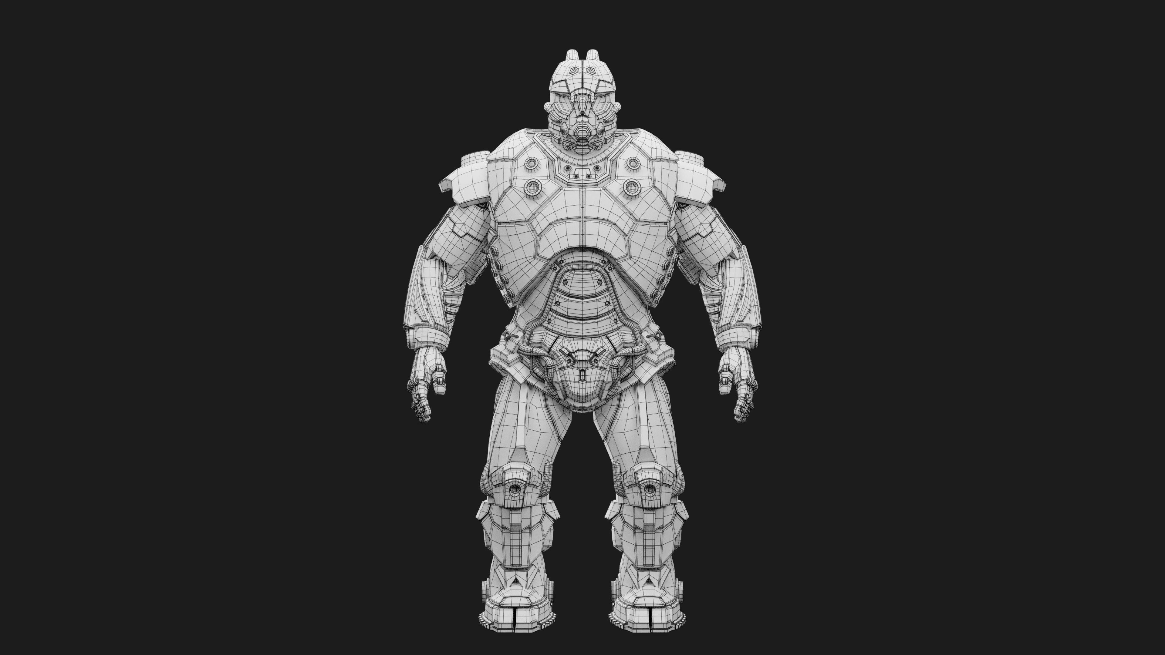 Male Robot 05 - MR05 3D print model_9