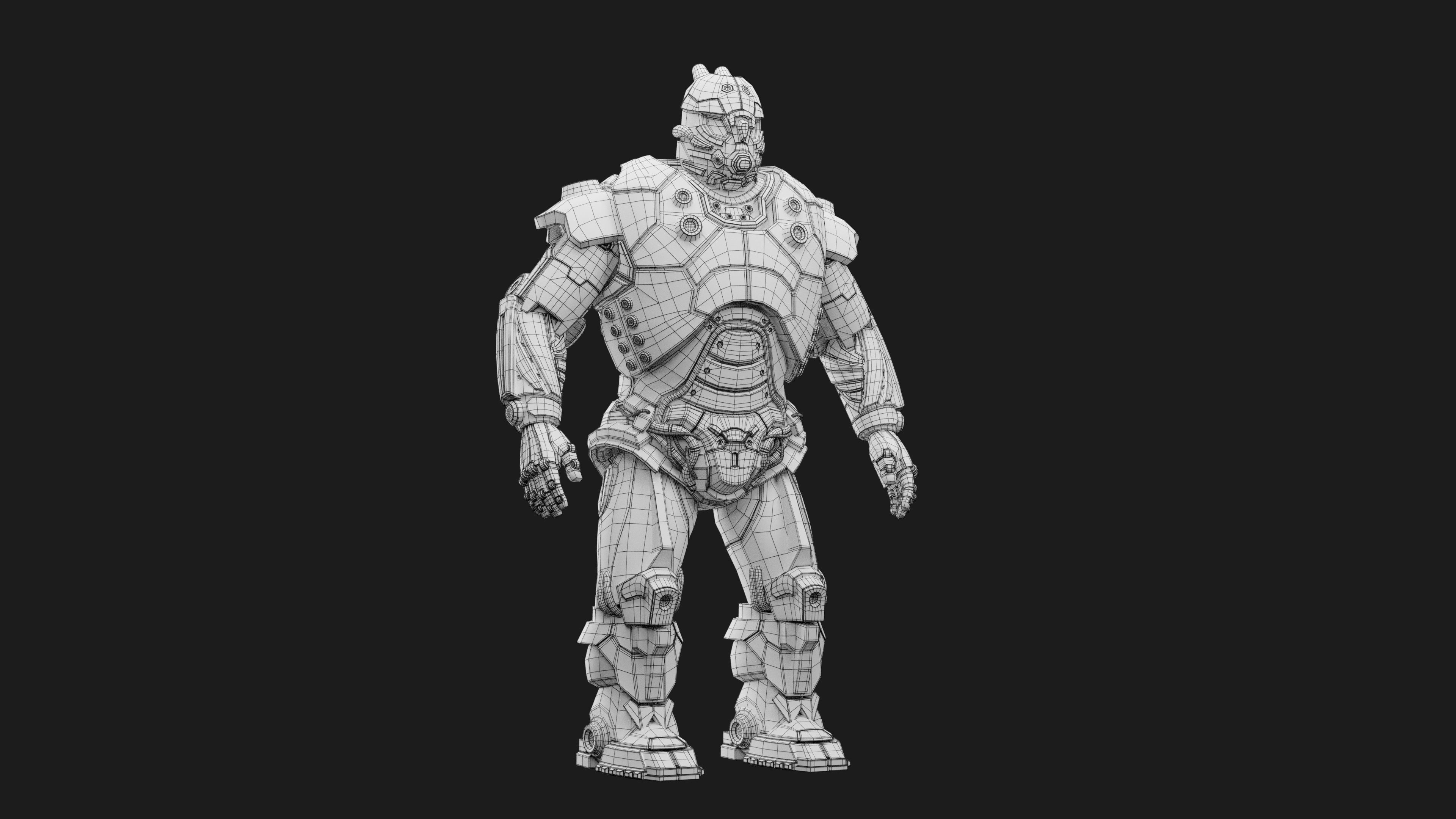 Male Robot 05 - MR05 3D print model_8