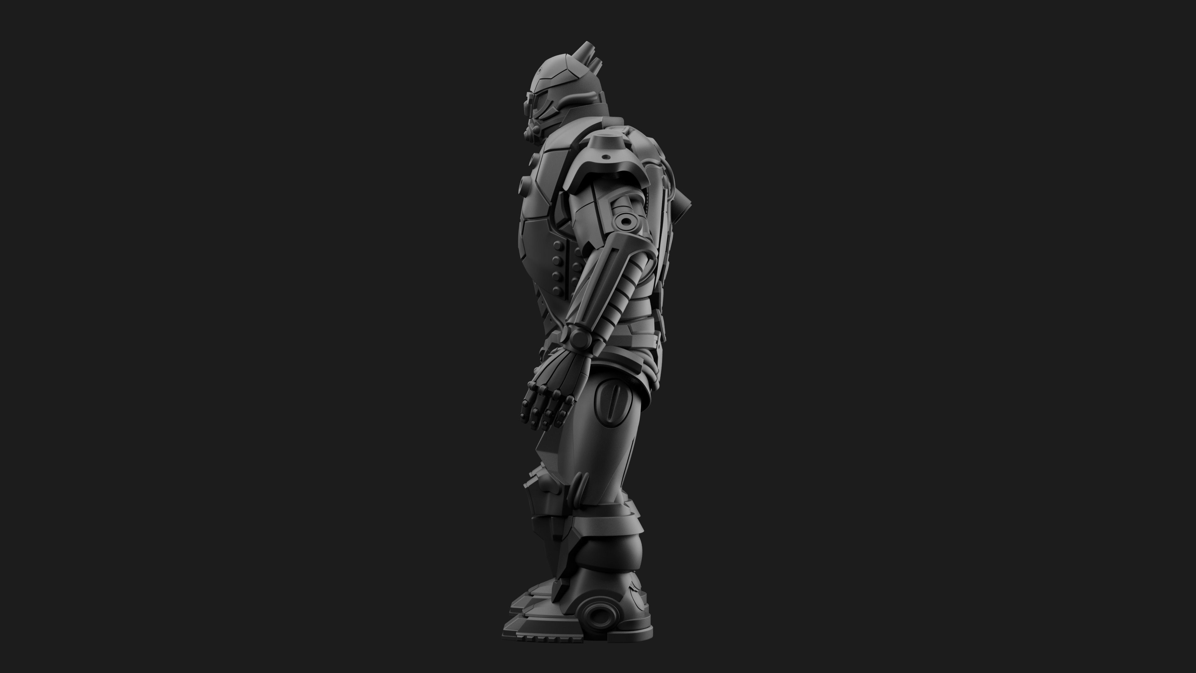 Male Robot 05 - MR05 3D print model_5