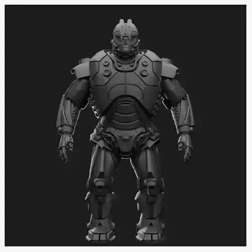 Male Robot 05 - MR05 3D print model
