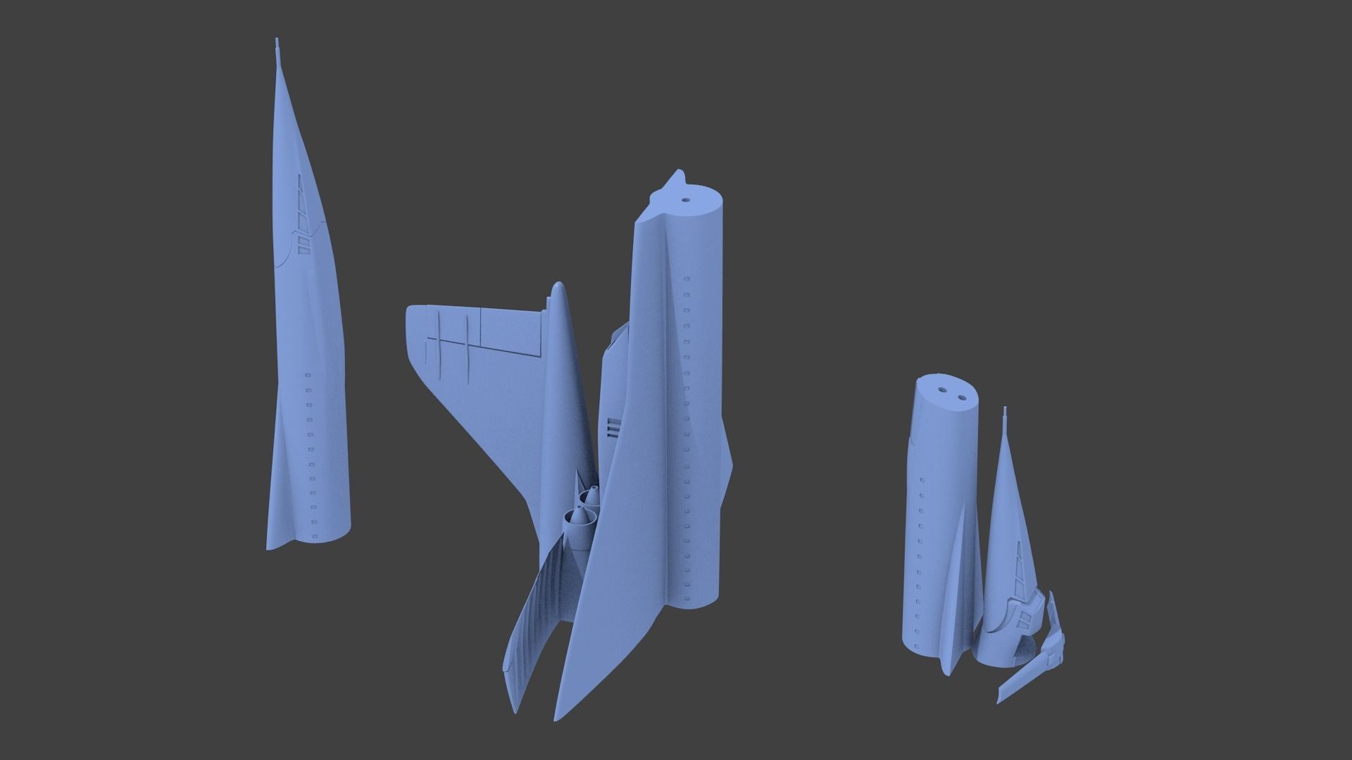 tu-144 d  sst 3D print model_9