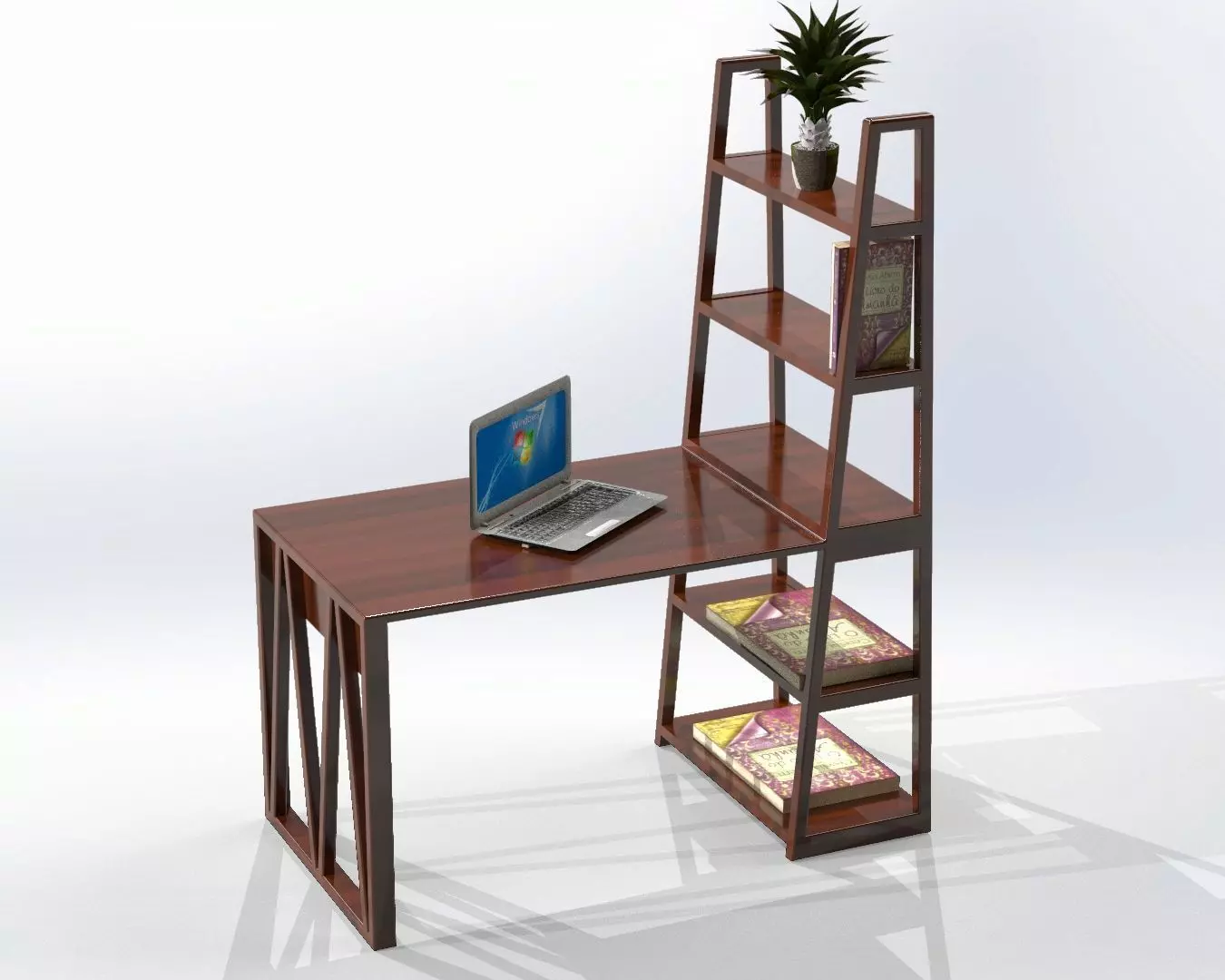 Chair and Table 3D model_0