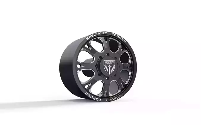 FRONT SPECIALITY FORGED D002  WHEEL 3D MODEL