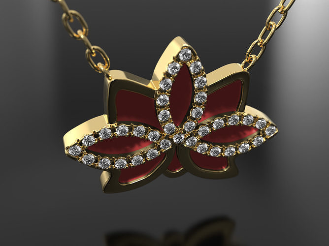 Butterfly necklace  3D print model