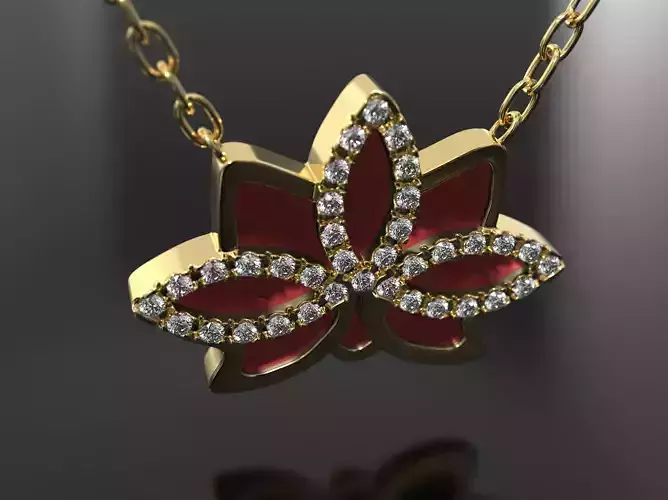 Butterfly necklace  3D print model