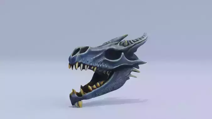 Dragon Skull Stylized