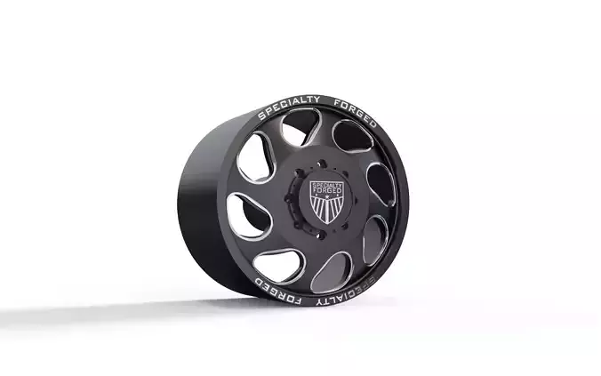 FRONT SPECIALITY FORGED D007 WHEEL 3D MODEL