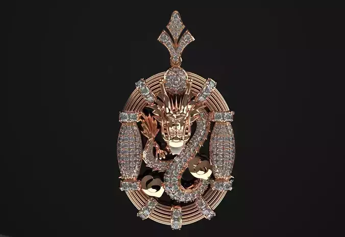 Dragon Pendent Jewelry Code-JST018