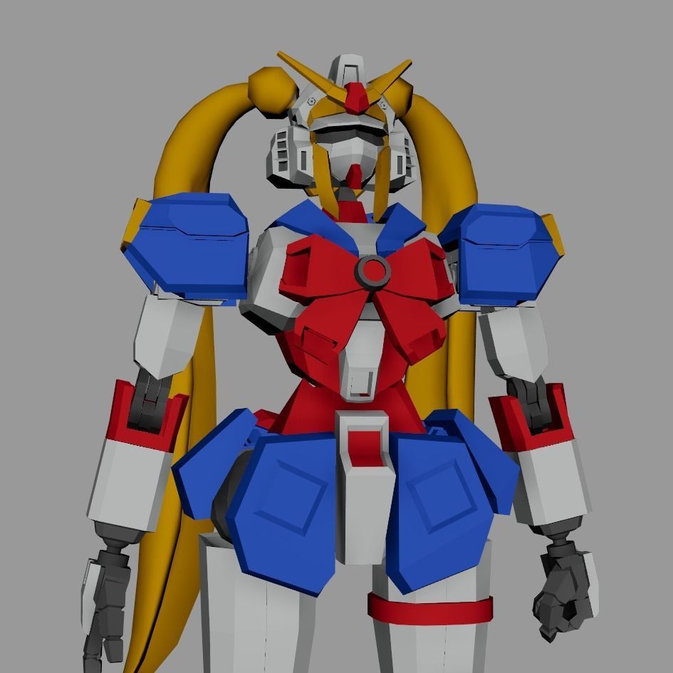 NOBEL GUNDAM RECREATION 3D print model_3