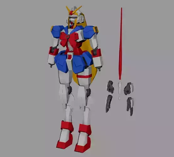 NOBEL GUNDAM RECREATION 3D print model