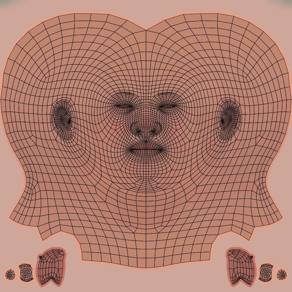 Pixar-Style Kid Boy Character Rigged Low-poly 3D model_64