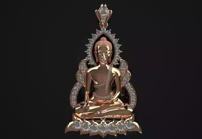 Budda Pendent Jewelry Code-JST017 3D print model