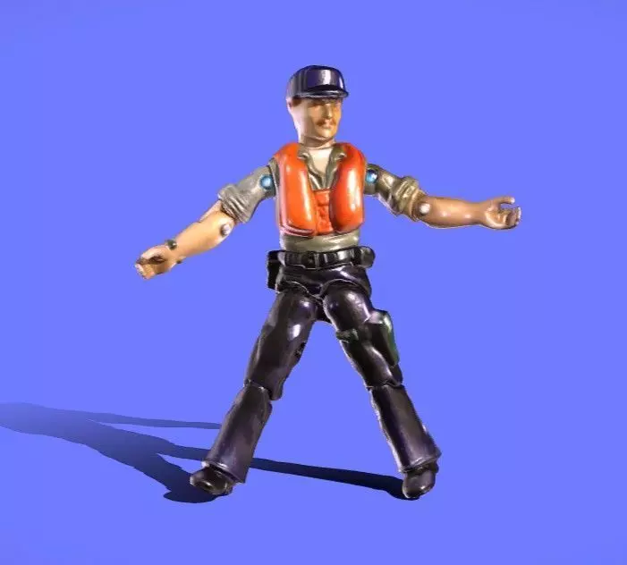 1984 GI JOE CUTTER - HOVERCRAFT DRIVER - 3D SCAN - 3D print model