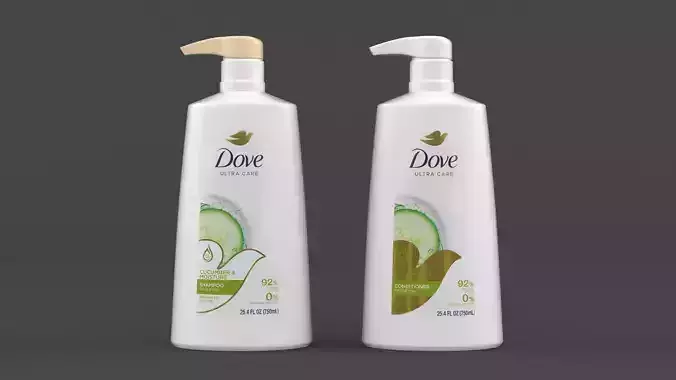 Dove Body Wash 3D model